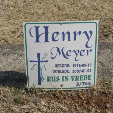 MEYER Henry 1956-2007
