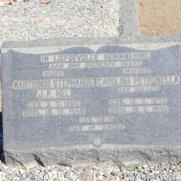 NEL Marthinus Stephanus J.P. 1865-1948 &amp; Carolina Petronella MÖLLER 1873-1950