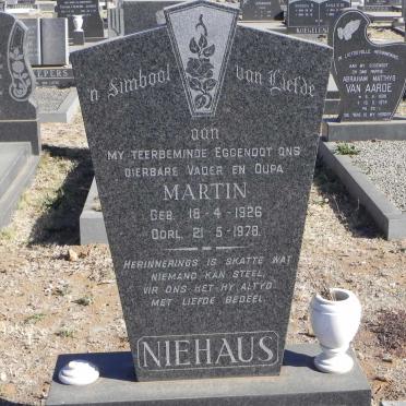 NIEHAUS Martin 1926-1978