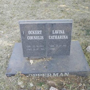 OPPERMAN Ockert Cornelis 1912-2006 &amp; Lavina Catharina 1921-