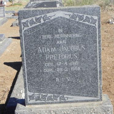 PRETORIUS Adam Jacobus 1916-1955