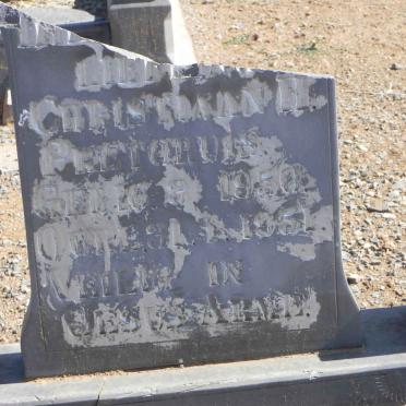 PRETORIUS Christiaan H. 1950-1951