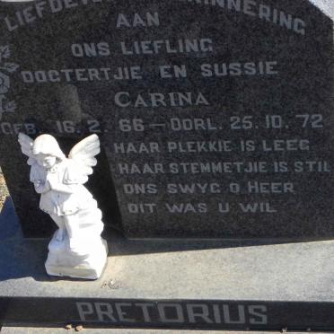 PRETORIUS Carina 1966-1972