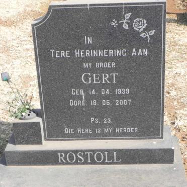 ROSTOLL Gert 1939-2007