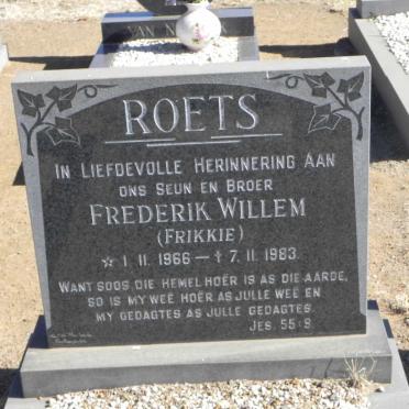 ROETS Frederik Willem 1966-1983