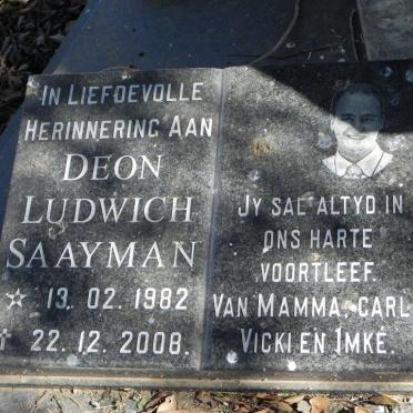 SAAYMAN Deon Ludwich 1982-2008