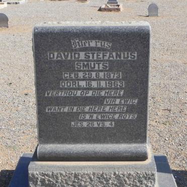 SMUTS David Stefanus 1873-1963
