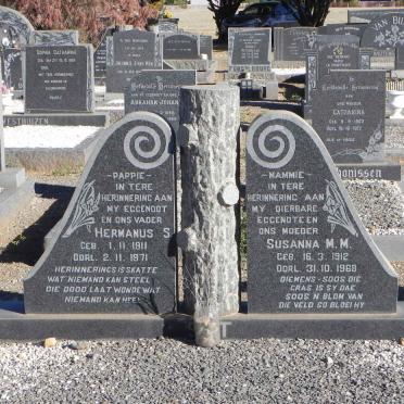 SMIT Hermanus S. 1911-1971 &amp; Susanna M.M. 1912-1968