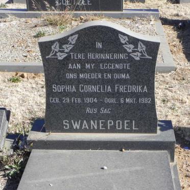 SWANEPOEL Sophia Cornelia Fredrika 1904-1982