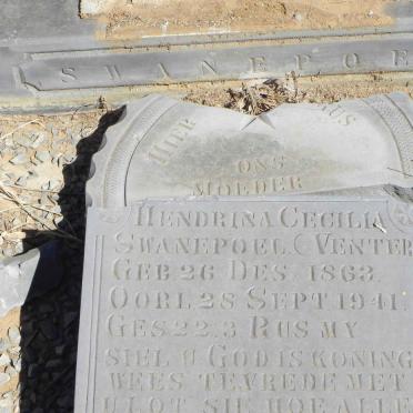 SWANEPOEL Hendrina Cecilia nee VENTER 1863-1941
