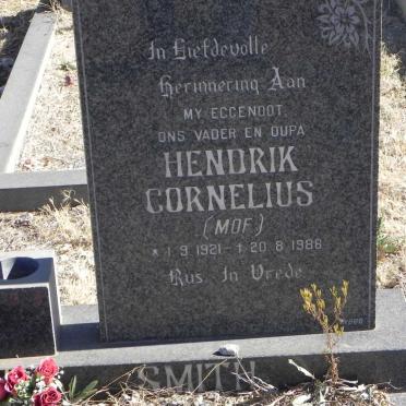 SMITH Hendrik Cornelius 1921-1988