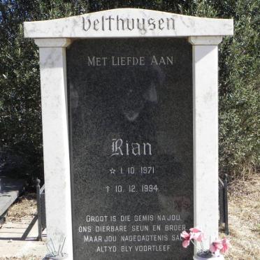 VELTHUYSEN Rian 1971-1994