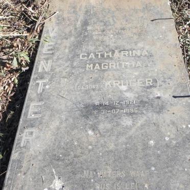 VENTER Catharina Magritha nee KRUGER 1921-1995