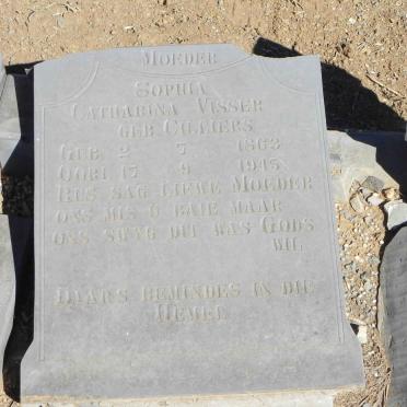 VISSER Sophia Catharina nee CILLIERS 1863-1945