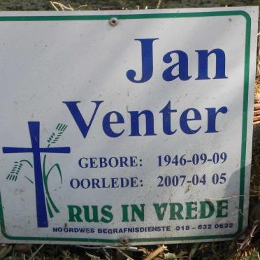 VENTER Jan 1946-2007