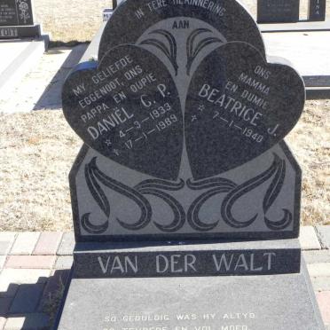 WALT Daniël C.P., van der 1933-1989 &amp; Beatrice J. 1940-