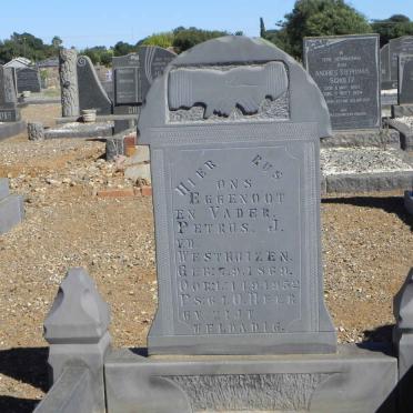 WESTHUIZEN Petrus J., v.d. 1869-1952
