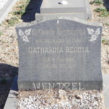 WENTZEL Catharina Regina 1899-1977