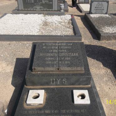 UYS Johannes Christiaan 1929-1971