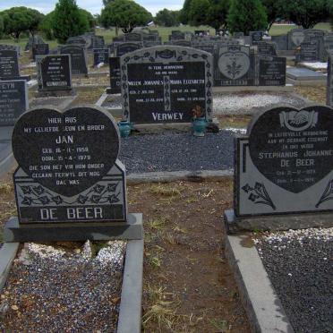 BEER Jan, de 1959-1979, BEER Stephanus Johannes, de 1929-1974