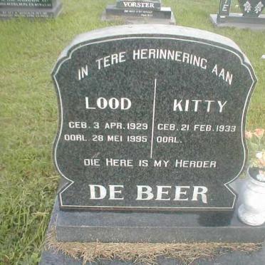 BEER Lood, de 1929-1995 &amp; Kitty 1933-
