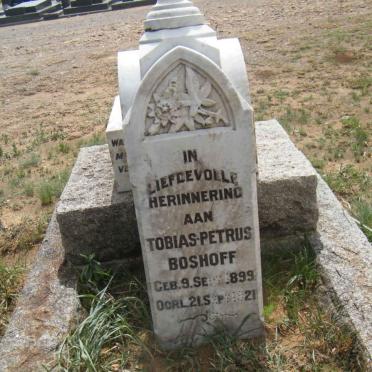 BOSHOFF Tobias Petrus 1899-1921