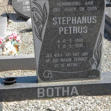 BOTHA Stephanus Petrus 1909-1992