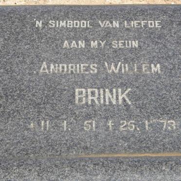 BRINK Andries Willem 1951-1973