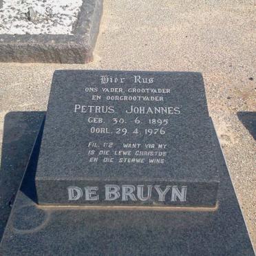 BRUYN Petrus Johannes, de 1895-1976