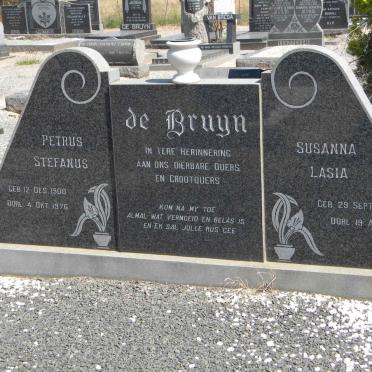 BRUYN Petrus Stefanus, de 1900-1976 &amp; Susanna Lasia 1909-1976