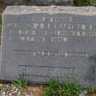 CORNELIUS Jacobus J.H. 18?8-1951 &amp; Martha W. HURN 1883-