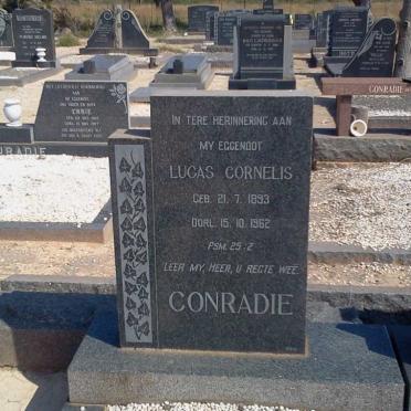 CONRADIE Lucas Cornelis 1893-1962 &amp; Magdalena Carolina HARMZEN 1897-1969