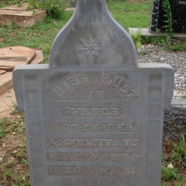 CORNELIUS A.J. 1840-1932