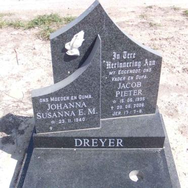DREYER Jacob Pieter 1936-2006 &amp; Johanna Susanna E.M. 1940-