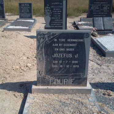 FOURIE Jozefus J. 1899-1979