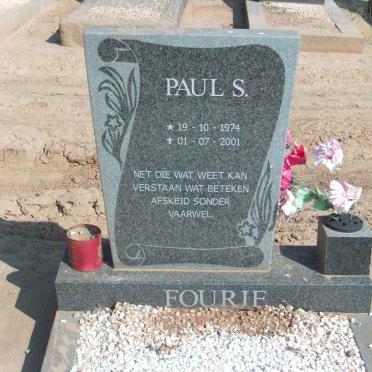 FOURIE Paul S. 1974-2001