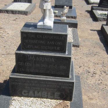 GAMBLE Marinda 1956-1956