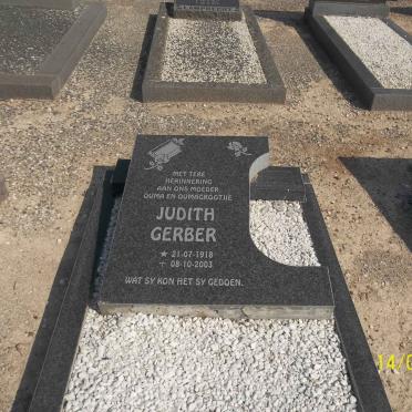 GERBER Judith 1918-2003