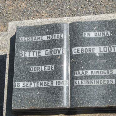GROVE Bettie nee LOOTS -1948