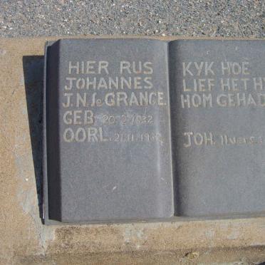 GRANGE J.N., le 1932-1938