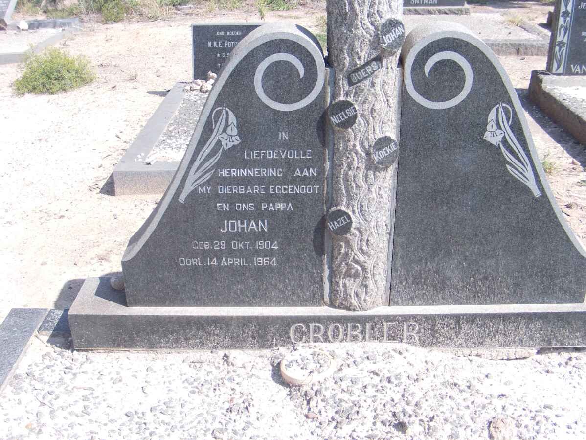 GROBLER Johan 1904-1964