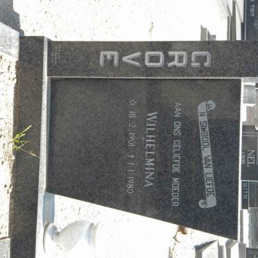 GROVE Wilhelmina 1901-1980