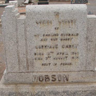 HOBSON Gorringe Carey 1902-1939