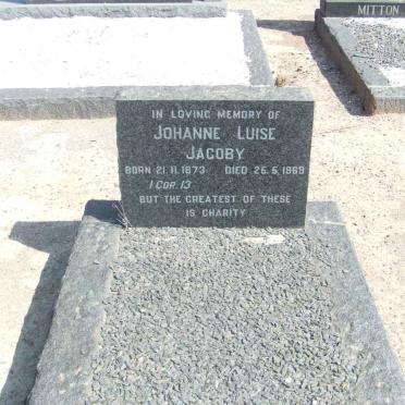 JACOBY Johanne Luise 1873-1969