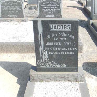 JACOBS Johannes Dewald 1896-1970