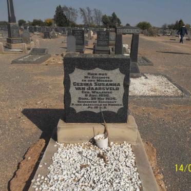 JAARSVELD Gezina Susanna, van nee WILLEMSE 1896-1935