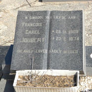 JOUBERT Francois Carel 1909-1974