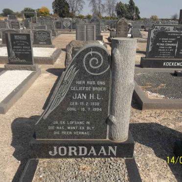 JORDAAN Jan H.L. 1930-1994