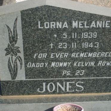 JONES Lorna Melanie 1939-1943