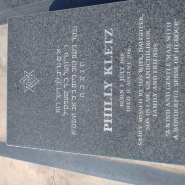 KLETZ Philly 1918-2001